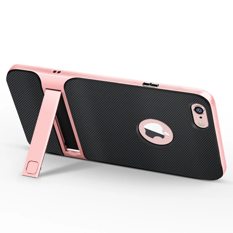CAPSSICUM чехол с подставкой для iPhone 6 6s Plus PC силиконовый гибкий тонкий гелевый Чехол с подставкой для iPhone 6plus 6s Plus