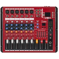 micwl 6 channel karaoke studio stage mixing console sound bluetooth mixer usb 48v monitor recording 16dsp smr600 usb