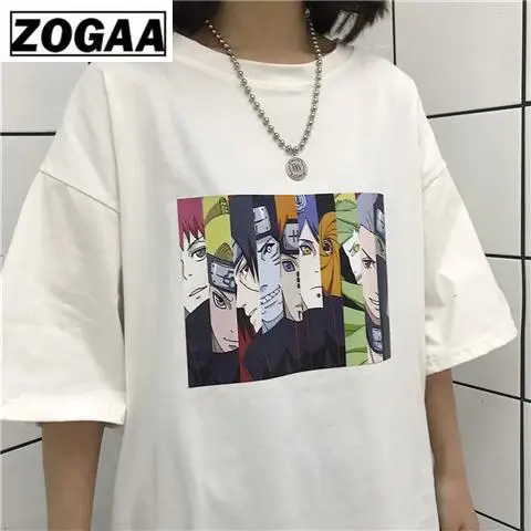 Крутая Harajuku футболка с Наруто уличная одежда мужская летняя модная Аминовым