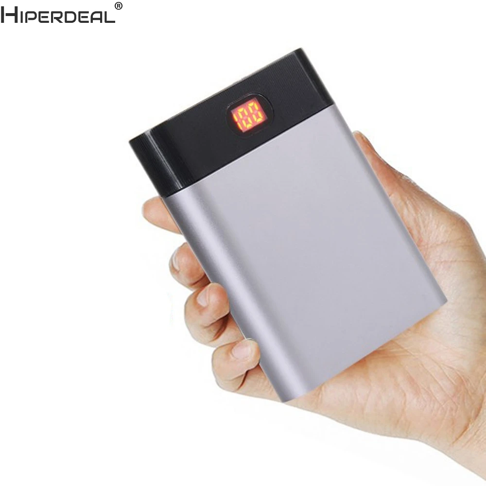 Внешний аккумулятор HIPERDEAL внешний 18650 зарядное устройство 5 В двойной USB порт 4X