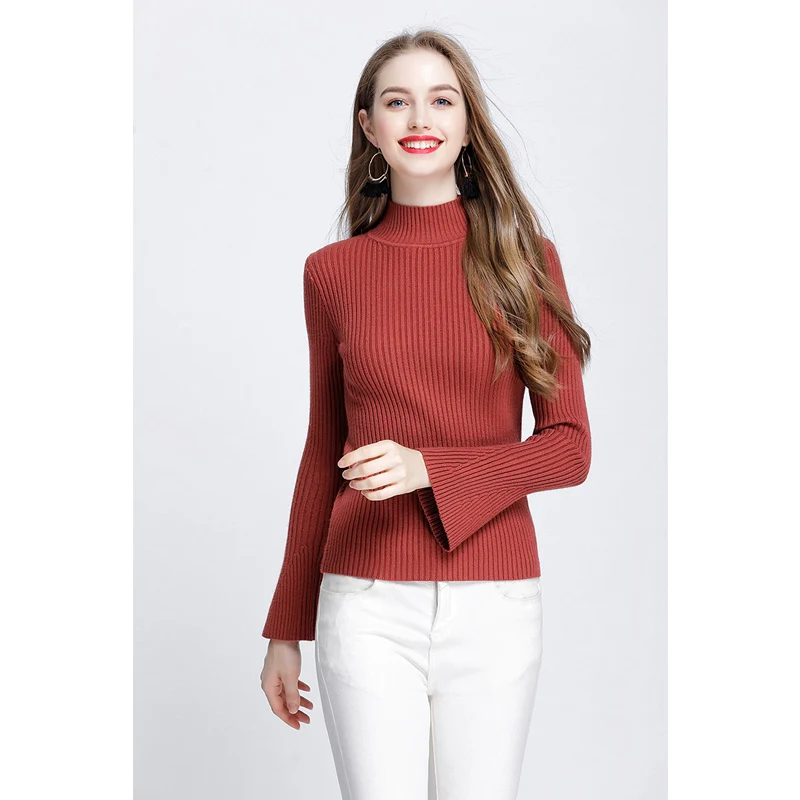 2017 Высокое качество модные Демисезонный зимний свитер Для женщин шерсть