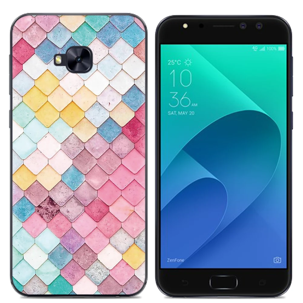 Новейший силиконовый чехол для Asus ZenFone4 Selfie Pro ZD552KL 5 дюймов Мягкий ТПУ гелевый