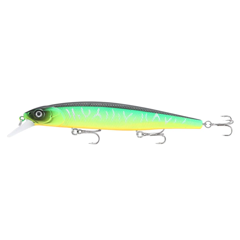 Walk Fish приманка в виде гольяна с объемными глазами 140 мм 23 г рыболовная крючком