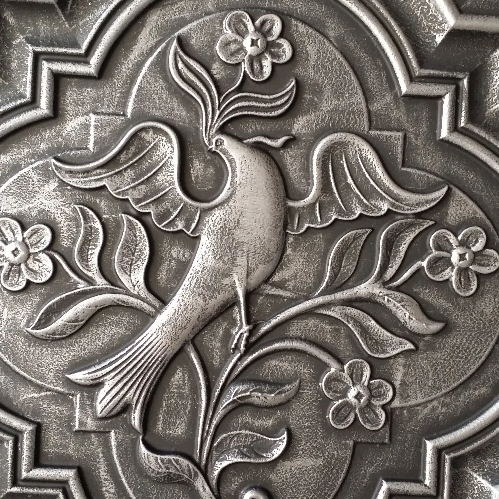 Антикварная Оловянная потолочная плитка потолочные панели PL39 для кафе паба