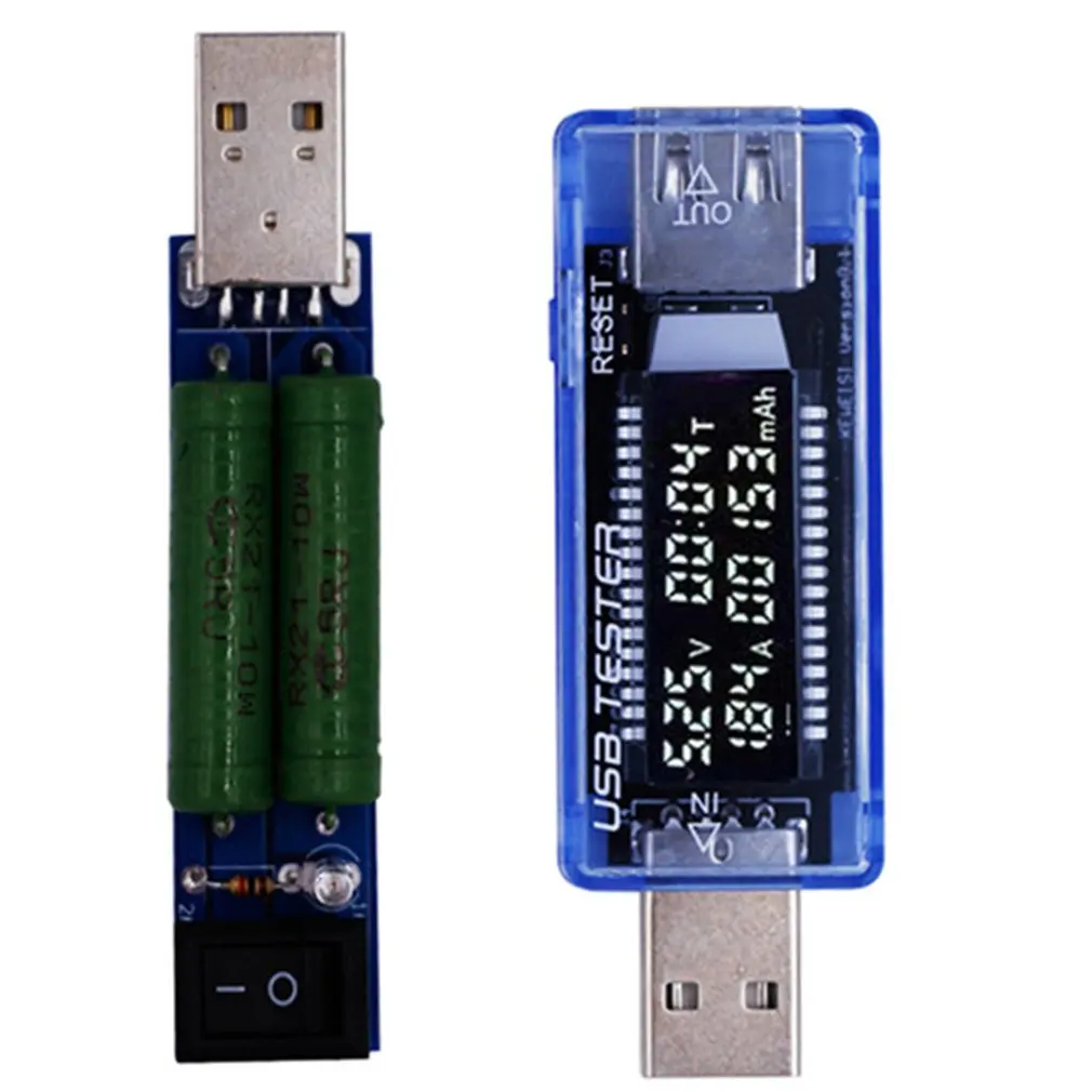 ЖК дисплей детектор Usb вольт Ток Напряжение ёмкость метр тестер Вольтметр