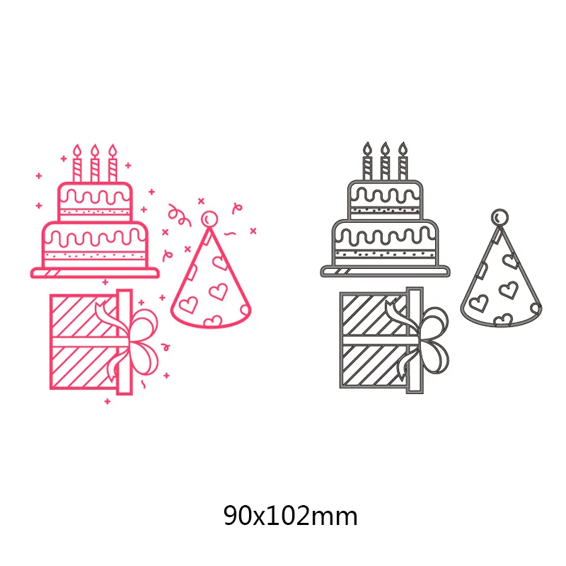 Коробки для пищевых тортов металлические стальные штамповки резные штампы DIY