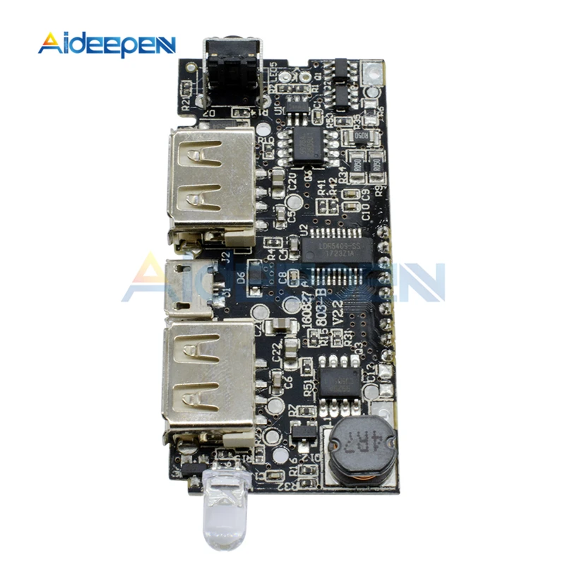 Два порта USB 5V 1A 2.1A мобильный Мощность банка 18650 Литий Батарея Зарядное устройство цифровой доска ЖК-дисплей зарядный модуль с автоматической защитой