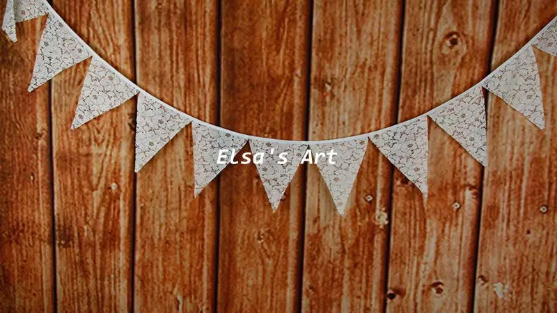 

12 Flags - 3.2M Vintage White Lace Banners Customize Wedding Decoration Bunting Decor Vintage Party Birthday Baby Show Garland