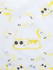 XL yellow Cute Cat Transparent Cosmetic Bag Travel Makeup Case Women Drawstring Bath Organizer Storage Pouch Toiletry Wash Beaut Kit - Цвет: XL yellow