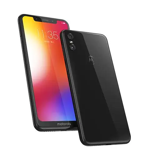 Черный MOTO P30 Play мобильный телефон 4G 64G 5,86 дюймов 13 МП+ 2 МП 3000 мАч 4G LTE Snapdragon 625 восьмиядерный смартфон с функцией распознавания отпечатков пальцев - Цвет: Черный