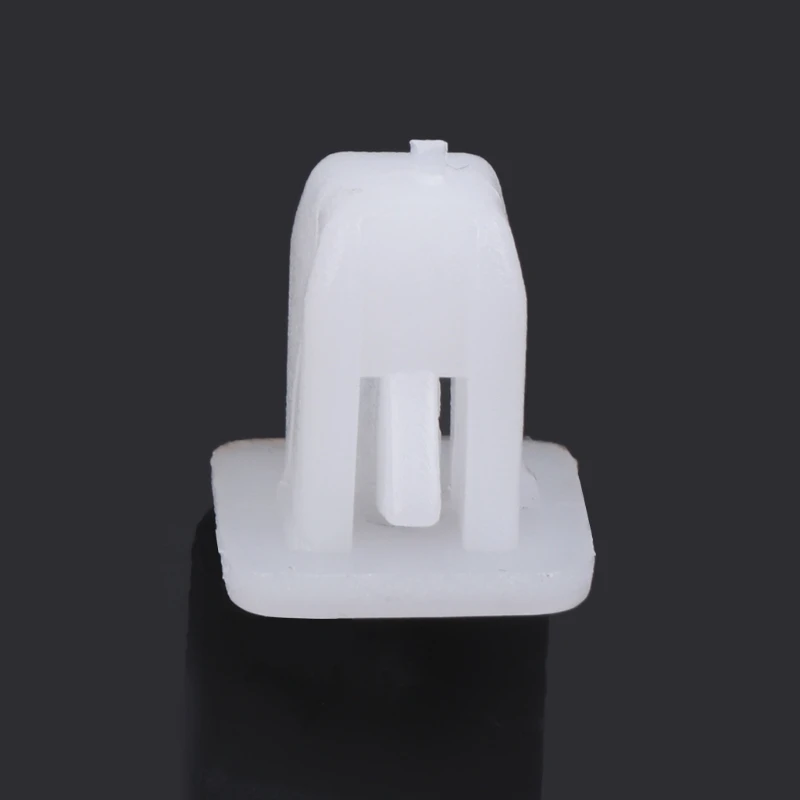 

50 Pcs White Square Car Body Plastic Push Pin Rivet Fasteners Trim Moulding Clip