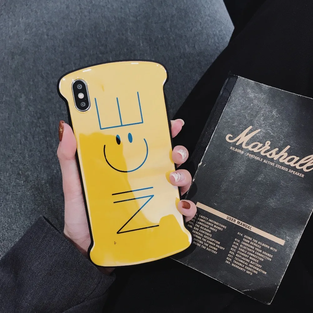 GlamPhoneCase Простой Письмо хороший Овальный чехол для iPhone X 7 Plus 6/6 S 8 Мягкий |