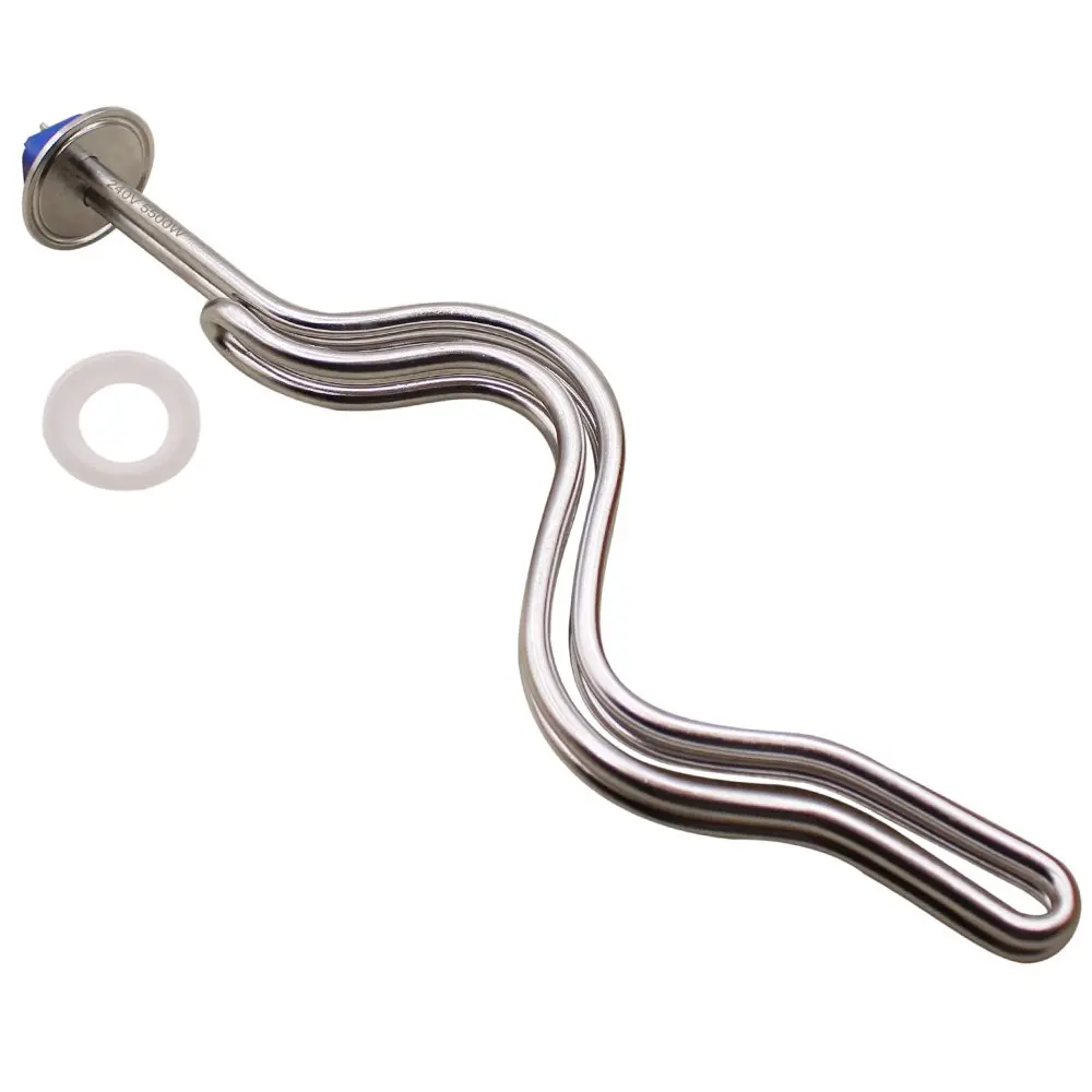 1 5 &quotдюймов (OD50.5mm) Tri-clamp Ripple нагревательный элемент Электрический погружной