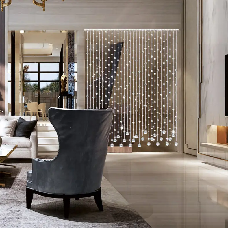 Роскошная хрустальная бусина занавеска для гостиной спальни окна двери