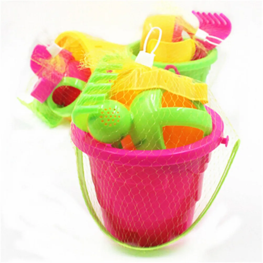 

1Set Sand Sandbeach Kids Beach Toys Castle Bucket Spade Shovel Rake Water Children Beach Sand Dune