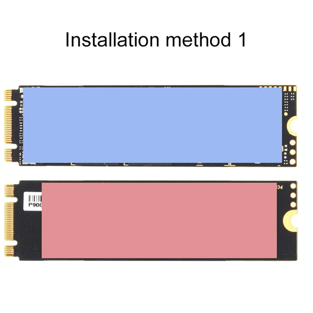 M.2 NGFF NVMe SSD алюминиевый радиатор охлаждения Радиатор рассеивания тепла Ребра кулер