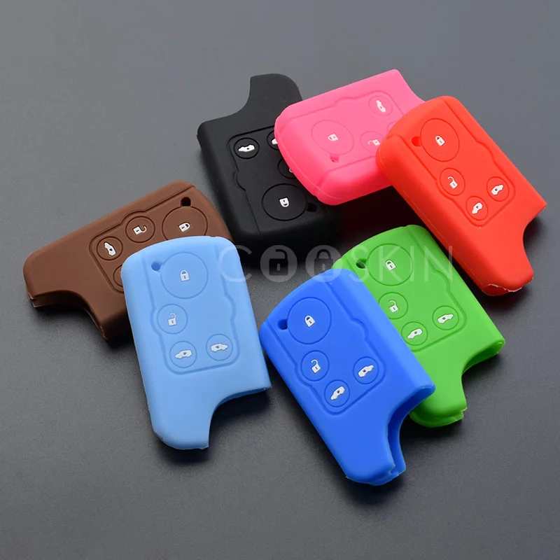 silicone rubber car key case cover For Honda Elysion Stepwgn Spada Insight Step Wagon RK C-RZ 4 Button protect Shell 10pcs/lot | Автомобили