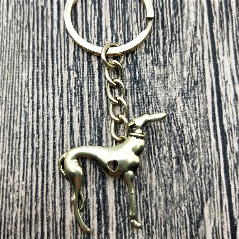 Новинка итальянский брелок для ключей Greyhound Модная бижутерия домашних питомцев
