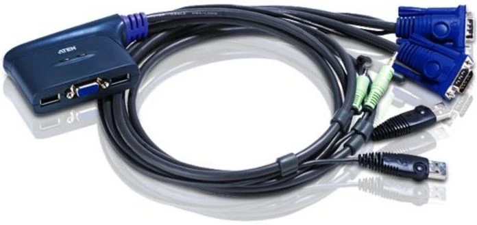 Aten CS62US 1536x2048 пикселей USB VGA S 5 черный|KVM-переключатели| |