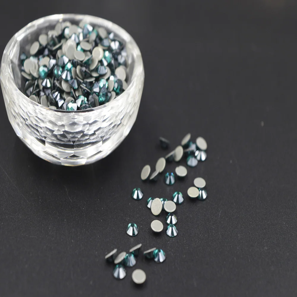 Ss4-20 неэтилированный горный хрусталь высокое качество синий циркон сатин цвет