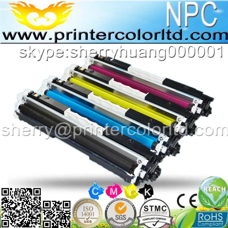 CF350A CF351A CF352A CF353A toner cartridge compatible for HP laser jet Pro MFP M176n M177fw BK/M/C/Y 4pcs/set | Компьютеры и офис