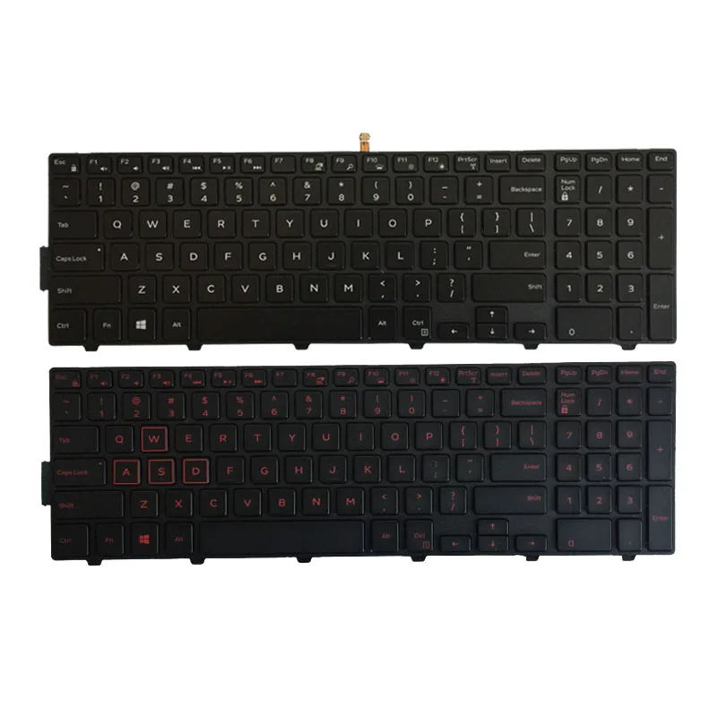 Клавиатура для Dell PK1313G3A00 MP-13N73US-698 490.00H07.0D01 0KPP2C OKPP2C KPP2C V147225AS1 с подсветкой/рамкой |
