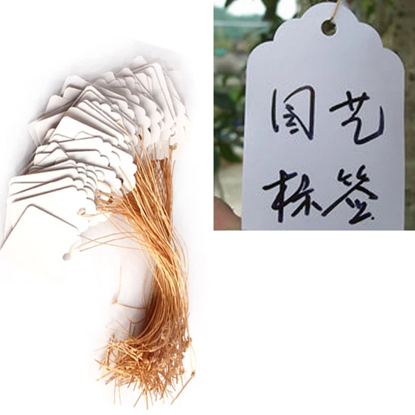 100 шт водонепроницаемые полосы линии садоводства надписи подвесные бирки для