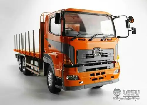 1/14 RC LESU модель HN 6*4 Бортовой Грузовой автомобиль Прицеп тягач радио ESC Мотор THZH0200