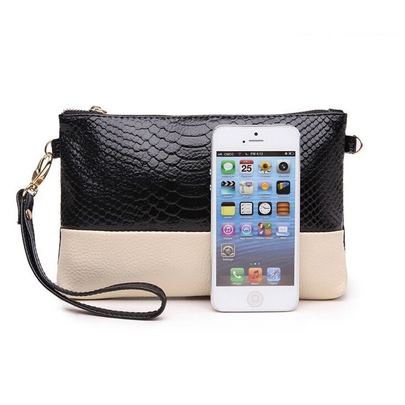 Женская Натуральная кожа крокодила воловья сумка женская крокодиловая цепь