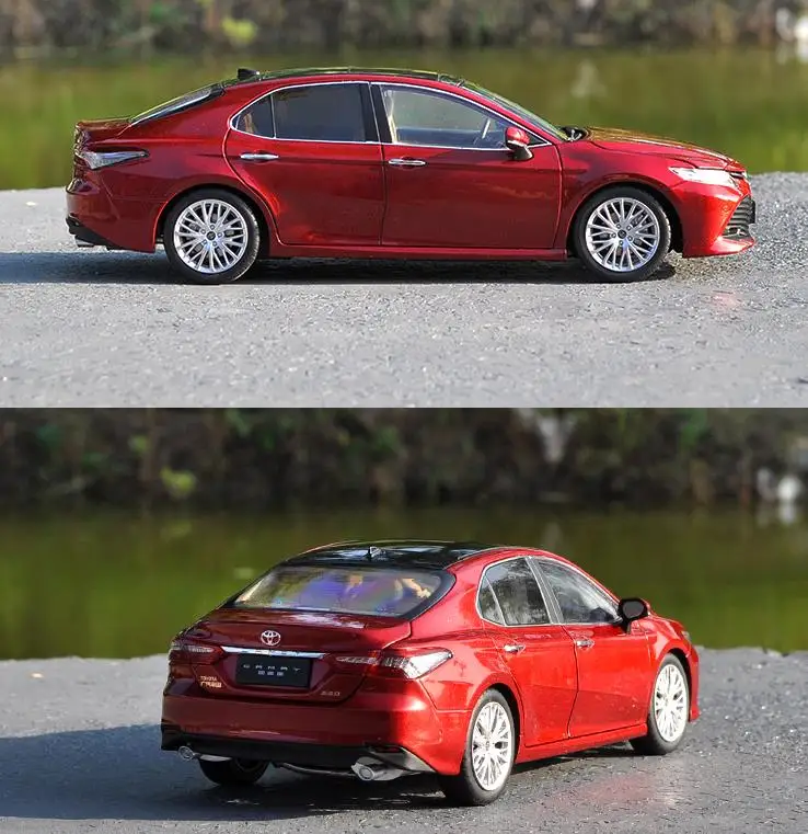 1:18 advanced TOYOTA CAMRY 8 игрушечная машинка из сплава, литая под давлением металлическая модель игрушечного автомобиля, высококачественная коллекционная модель автомобиля