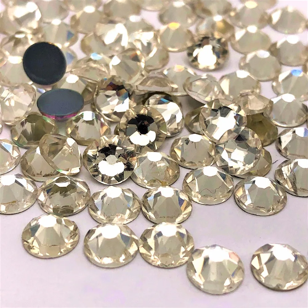 2088 г. качество AAA strass Новый facted (8 большой + 8 маленький) SS16 SS20 SS30 Crystal Clear Nail Art