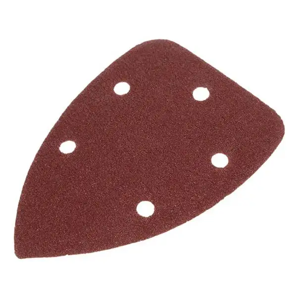 HLZS-10Pcs тройной угол крюк и петля 60 80 120 зернистость шлифовальный набор песка бумага песка 140 мм