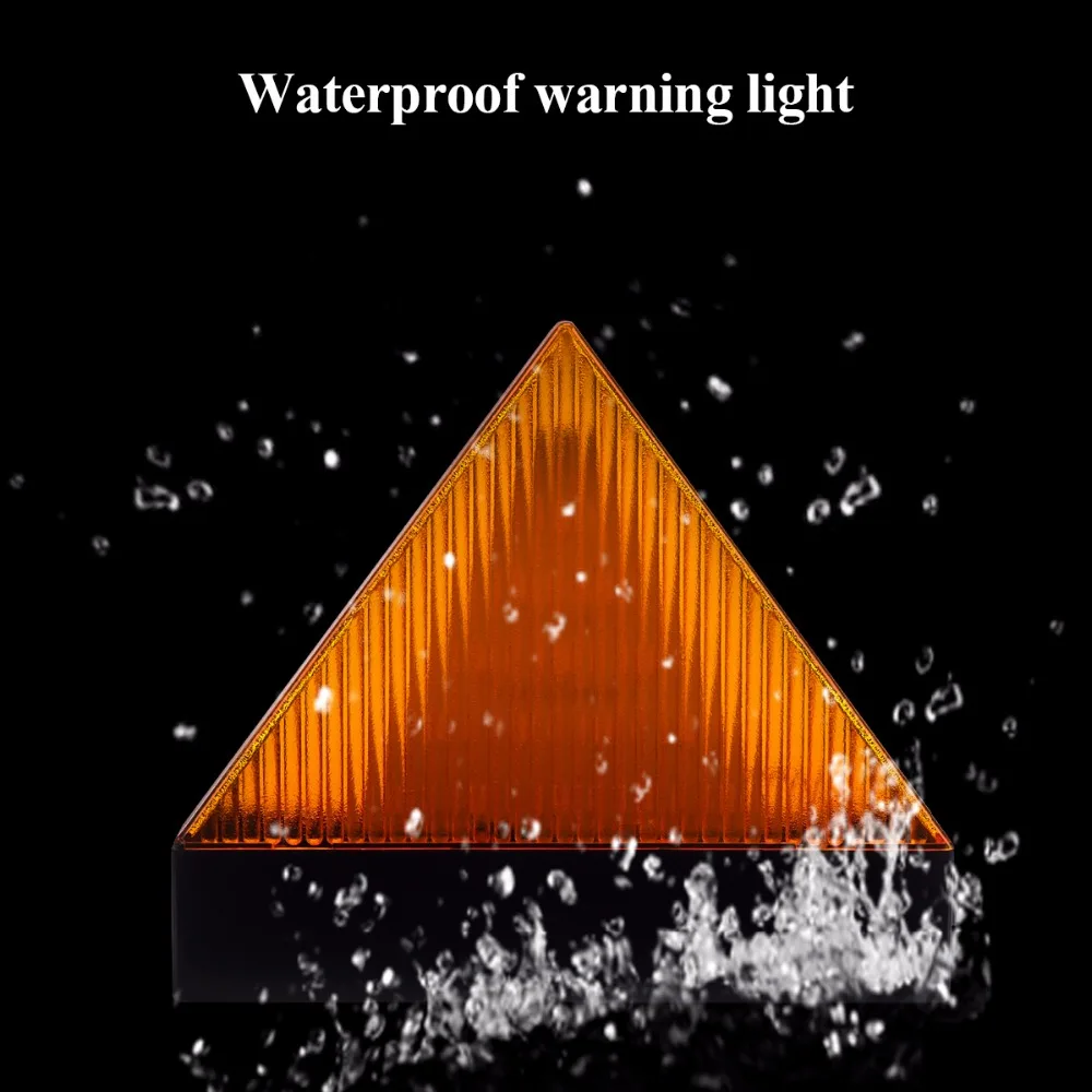 Супер мигающий Треугольники Предупреждение мерцающий светильник светодиодный