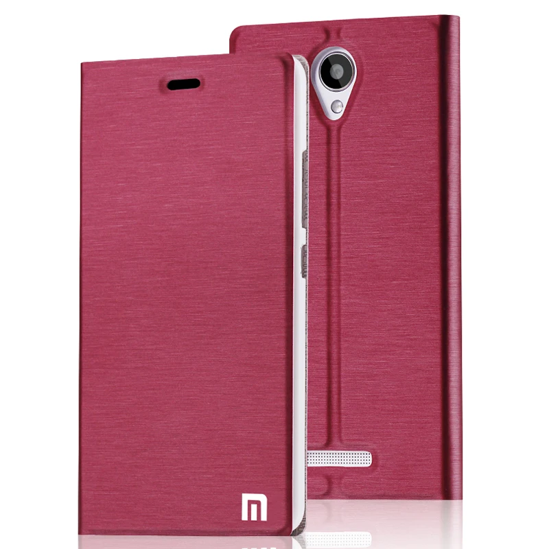 Новый роскошный флип чехол из искусственной кожи для Xiaomi Redmi Note 2 с подставкой