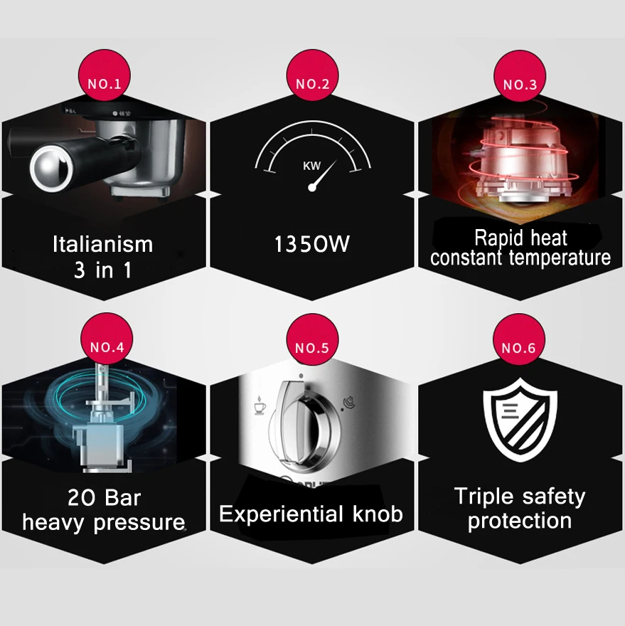 Американский/Итальянский кофе машина Полуавтоматическая кофеварка высокого