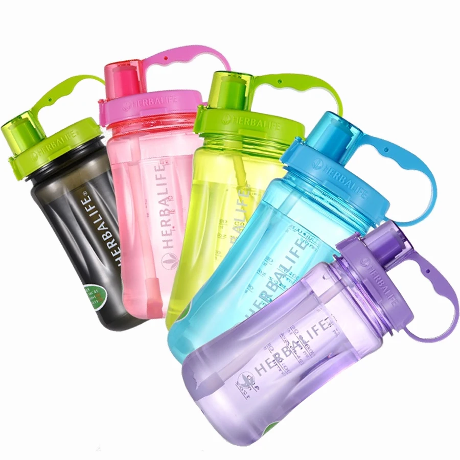 Многоцветные бутылки для воды Herbalife 1000 мл и 2000 мл/64 унции Шейк спортивные Tritan