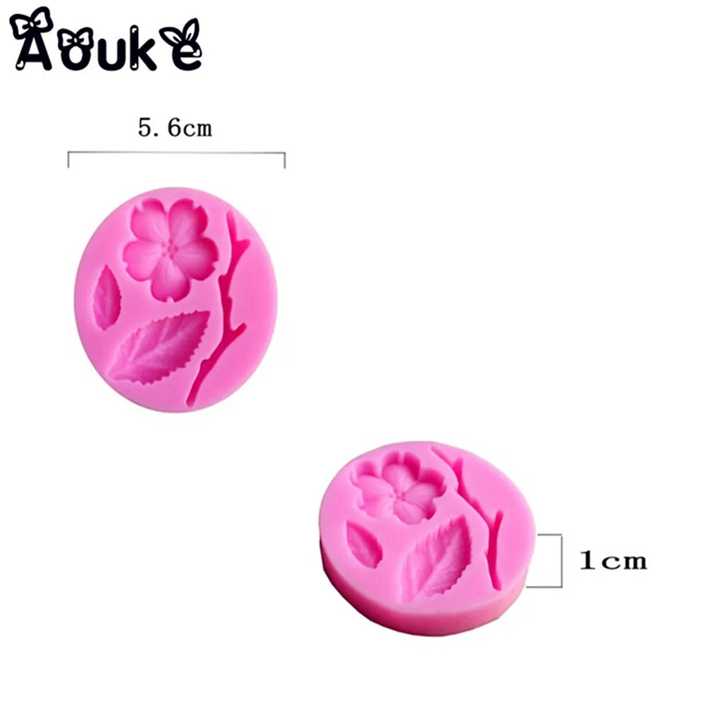 Декоративная силиконовая форма для торта в форме персиковых веток|baking tools|cake