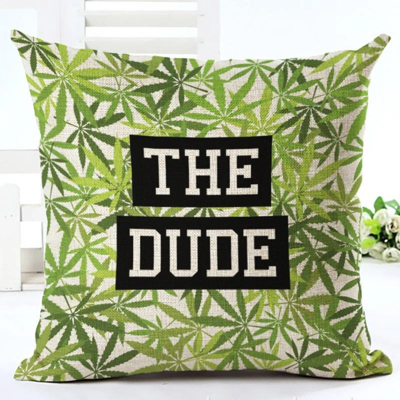 2017 новое поступление в западном стиле с буквенным принтом Подушка Almofadas льняная