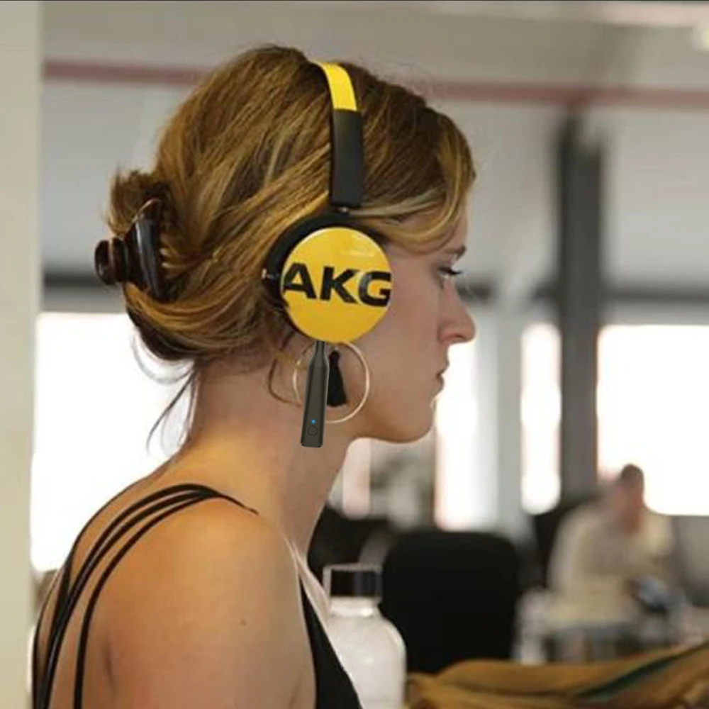 

Portable Wireless Bluetooth 5.0 stereo Audio Adapter 2.5mm handsfree Music receiver for AKG Y50 Y40 Y55 K490NC K545 Headphone