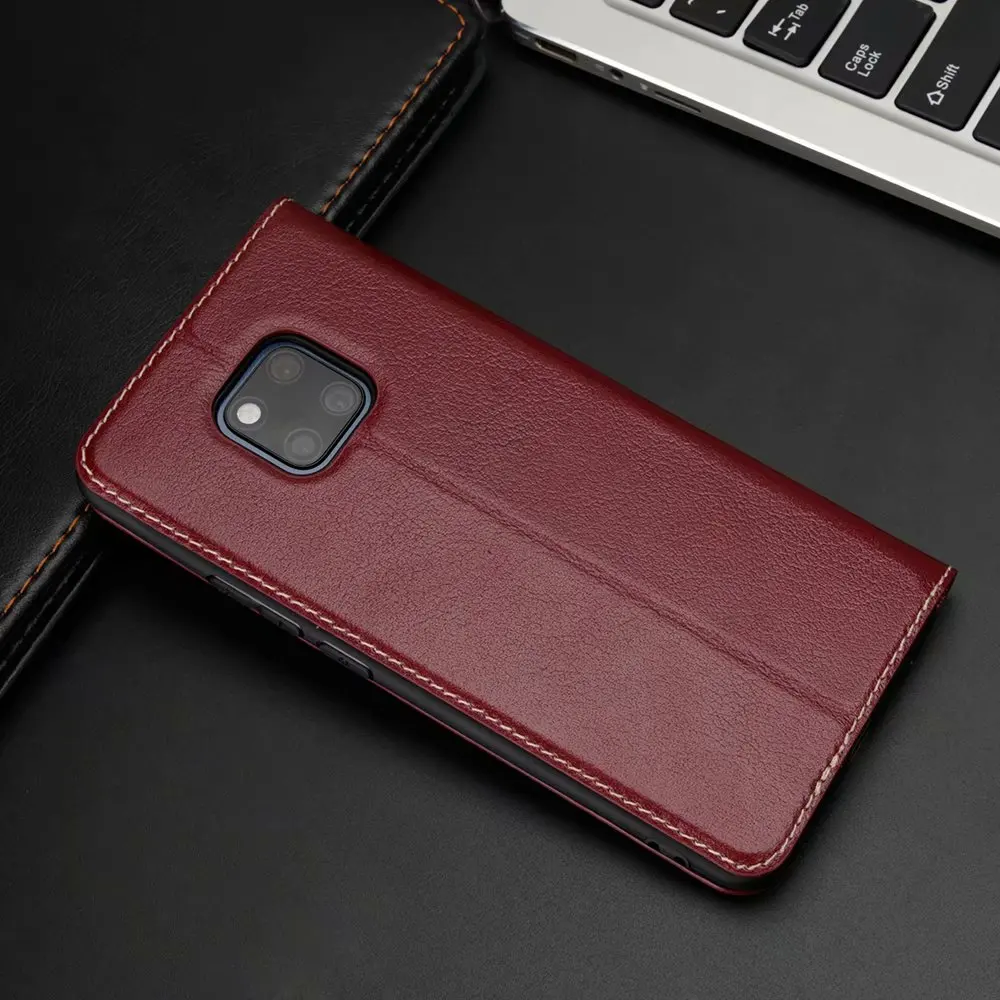 Hote Роскошный чехол-книжка из натуральной кожи для huawei mate 20 Pro 20X mate 20 с магнитным окном