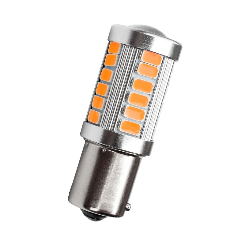 BA15S PY21W 1056 1156PY 150 градусов 33 SMD 5630 Светодиодный Оранжевый Авто сигнальные лампы