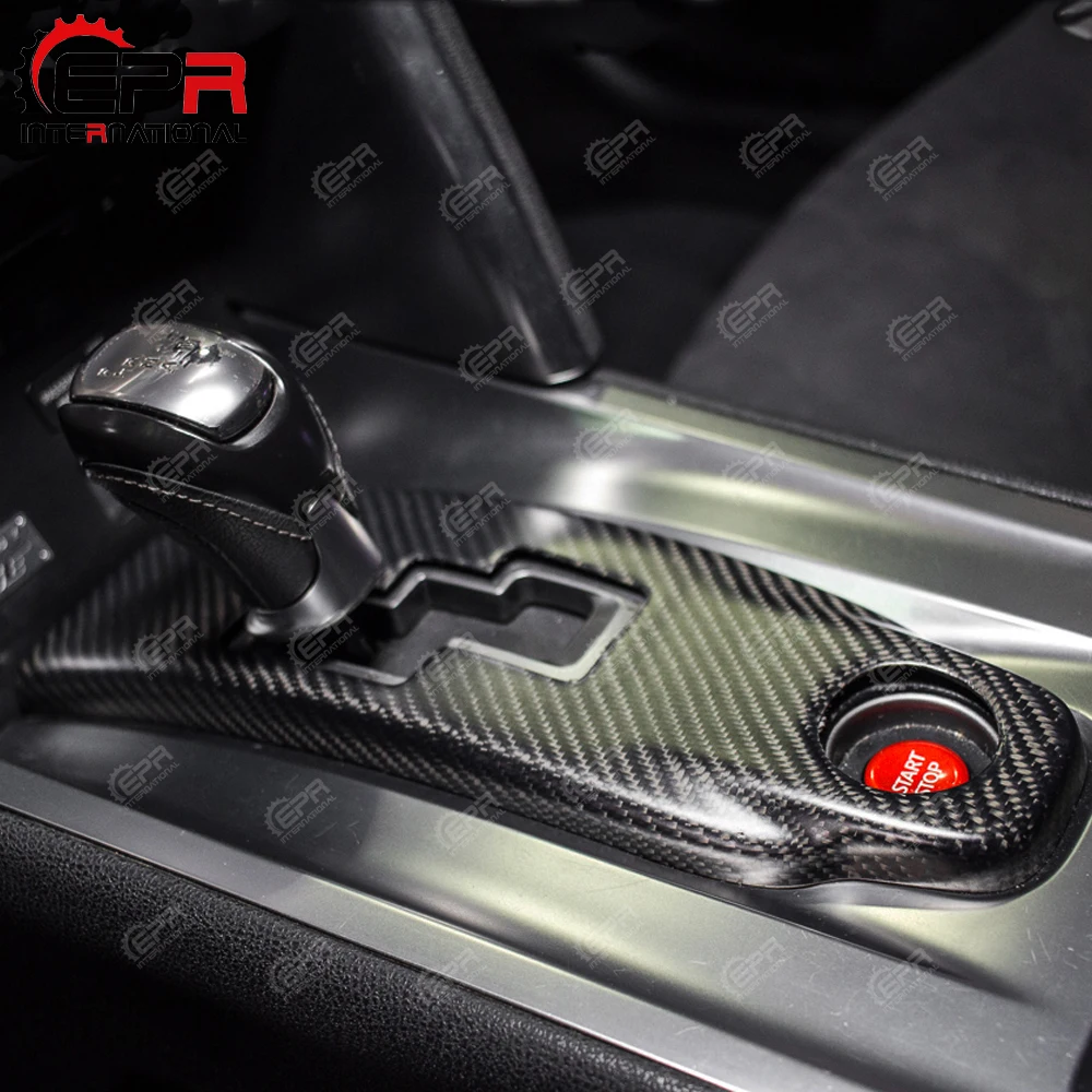 Автомобиль-стайлинг для Nissan R35 GTR карбоновая шестерня объемная крышка палка на тип глянцевая отделка набор для внутренней отделки салона внутренняя тюнинг часть