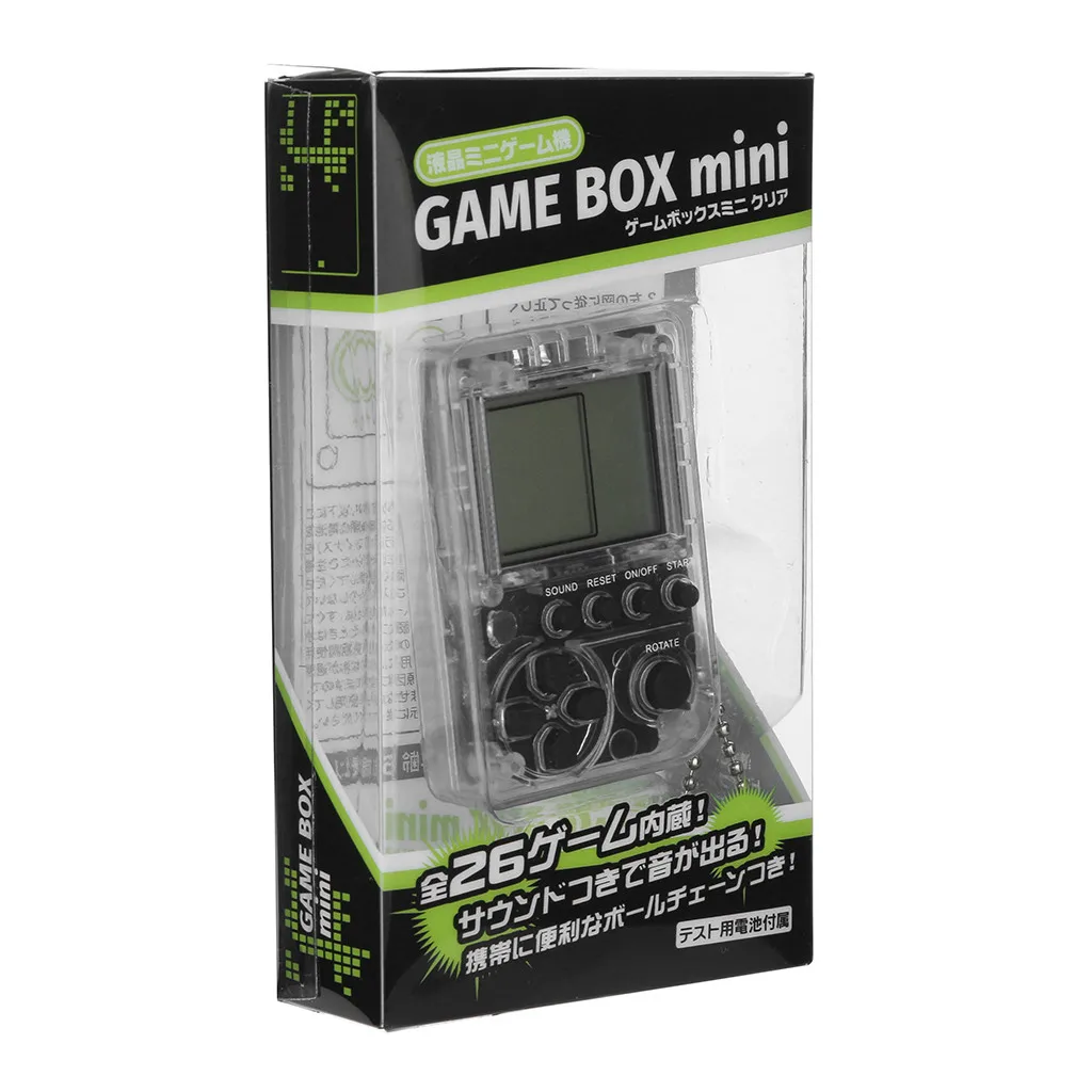 Tetris мини детская игровая консоль игрушка-вкладыш встроенный 26 игр брелок кольцо держатель Детские Подарочные консоли Portatil 1 P L0530# D