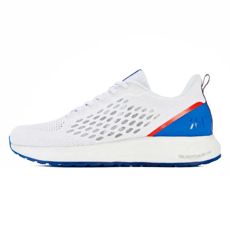 white-blue 361 мужская обувь, спортивная, удобная, ноская, амортизирующая, для бега, с сетчатой поверхностью, кроссовки, спортивная обувь для мужчин - Цвет: white-blue