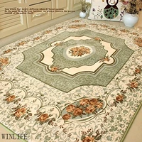 winlife european rustic room mats mediterranean roses bedroom carpet modern large rugs beige