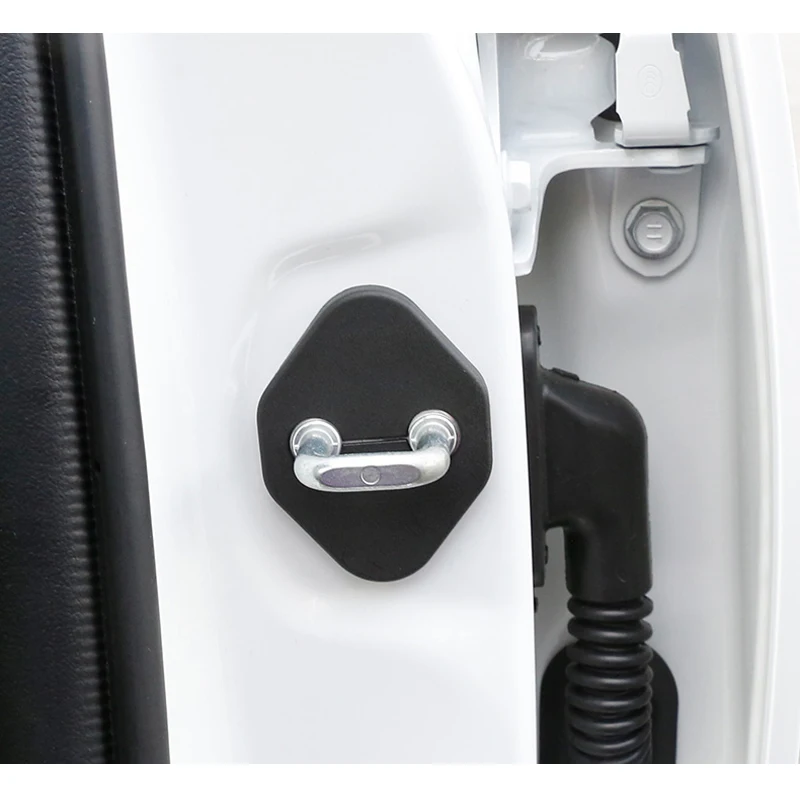 2pcs Car Door Lock Cover Sticker Protective Case Trim stainless steel Styling for Toyota C-HR | Автомобили и мотоциклы