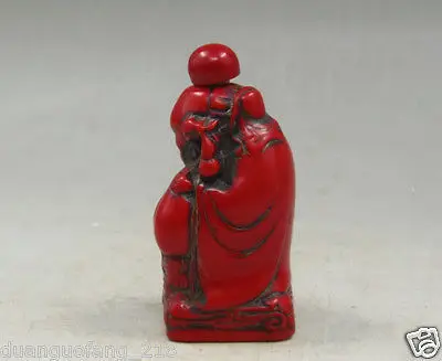 Утонченная китайская старая искусственная Коралловая полимер Бог долголетка