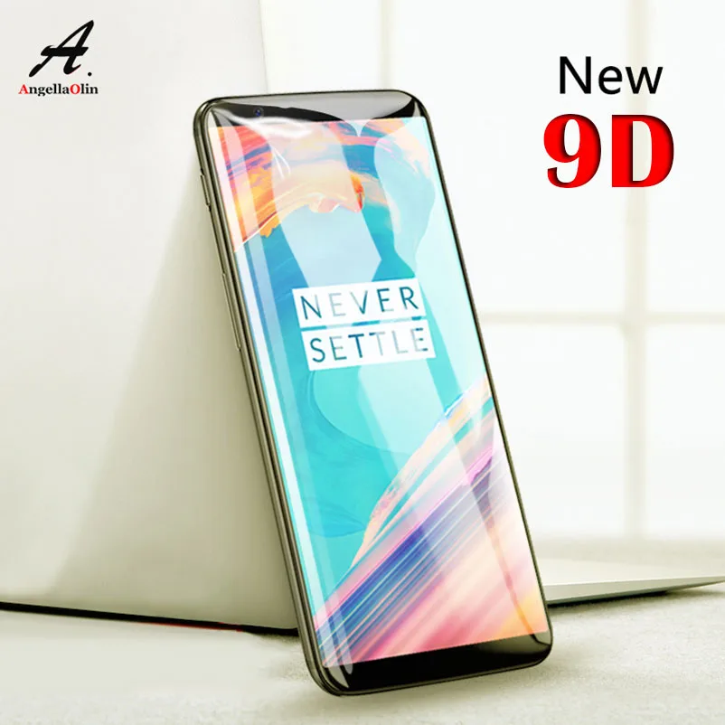 Закаленное защитное стекло 9D с закругленными краями для One 6 6T 5 5T 1 + 5t For Oneplus 7 Plus