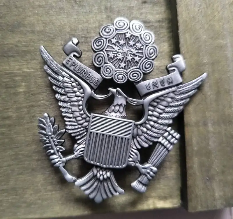 Эпохи Второй мировой войны нам сотрудник полиции армии PLURIBUS UNUM EAGLE CREST Кепка с