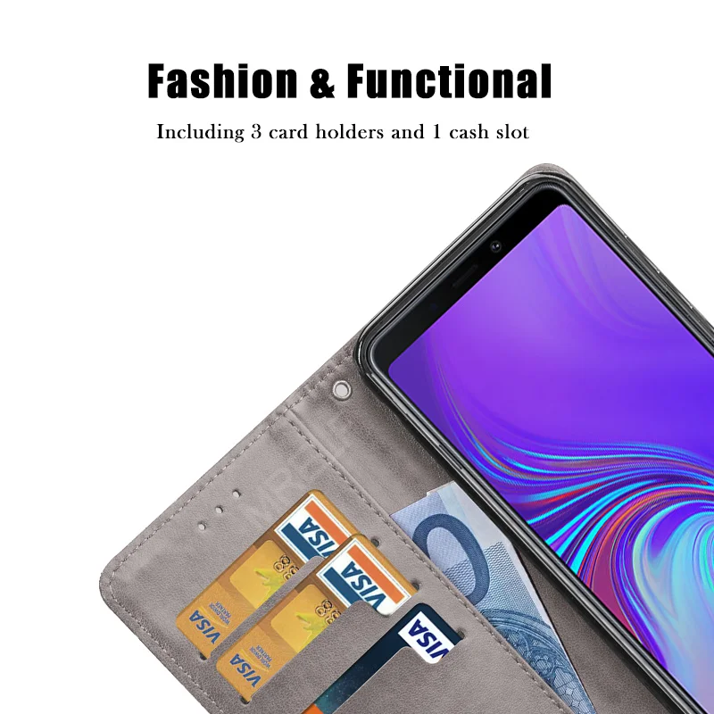 Чехол-Кошелек MRELF для Samsung Galaxy A9 2018 кожаный чехол телефона сумка | Мобильные